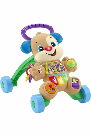 Fisher price Gehhilfe auf Rädern Sound Hund Lichter Mehrsprachig