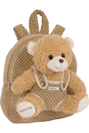Safta Kinderrucksack Plüschbär Braun 23 x 27 x 7,5 cm