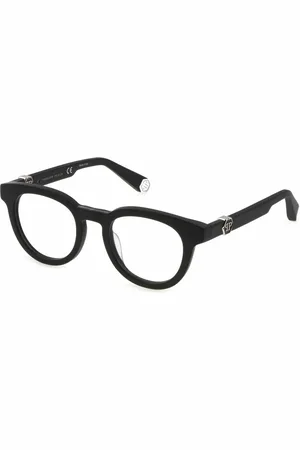 Philipp Plein Brillenfassung VPP024M-490703-21G Schwarz Ø 49 mm