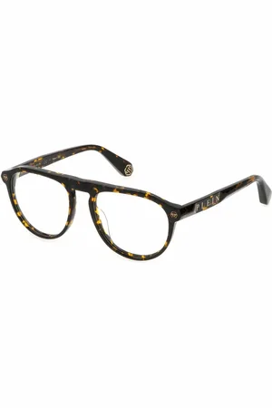 Philipp Plein Brillenfassung VPP016M-5401AY-21G Braun ø 54 mm