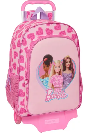 Barbie Schulrucksack mit Rädern Love Rosa 33 x 42 x 14 cm