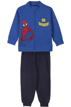 SPIDERMAN Kinder-Trainingsanzug Blau 8 Jahre