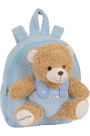 Safta Kinderrucksack Plüschbär Blau 23 x 27 x 7,5 cm
