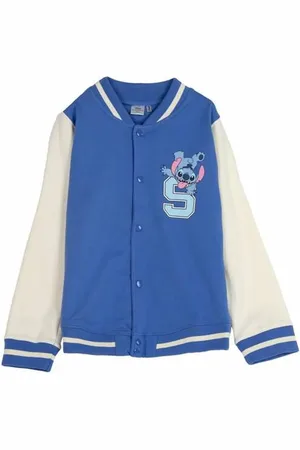 Stitch Jungen Sweater ohne Kapuze Blau
