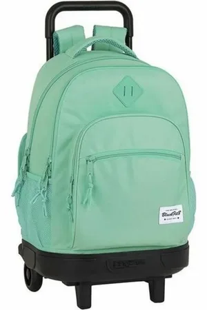 Blackfit8 Schulrucksack mit Rädern Compact M918 türkis 33 X 45 X 22 cm