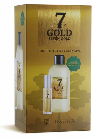 Luxana Set mit Herrenparfüm Seven Gold 2 Stücke