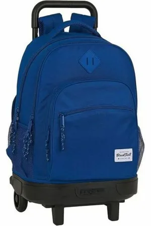 Blackfit8 Schulrucksack mit Rädern Compact Oxford Dunkelblau 33 X 45 X 22 cm