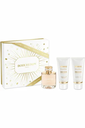 Boucheron Set mit Damenparfüm QUATRE POUR FEMME EDP 3 Stücke