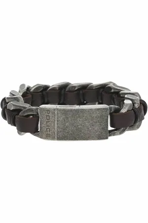 Police Herrenarmreif PJ25599BSE.02-S Edelstahl 19 cm