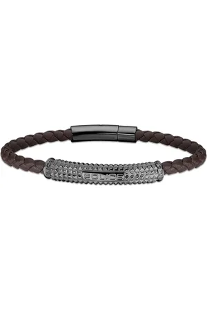 Police Herrenarmreif PEAGB2214903 Leder 19 cm