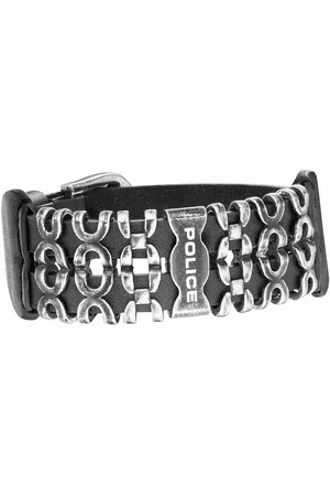 Police Herrenarmreif PJ26145BLE.03 Leder 19 - 22 cm
