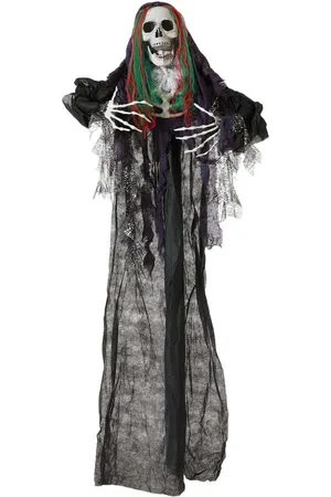 BigBuy Home Halloween-Dekoration Totenkopf 165 x 116 cm