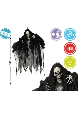 BigBuy Home Halloween-Dekoration Skelett 100 x 90 cm