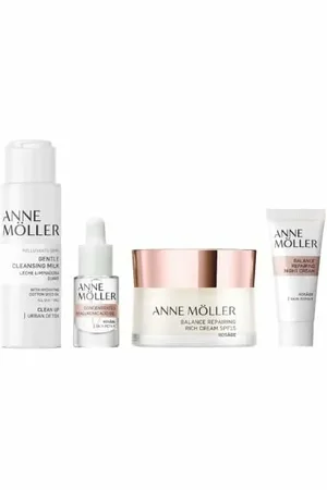 Anne Möller Unisex-Kosmetik-Set Rosâge Balance Rich Repairing Cream 4 Stücke