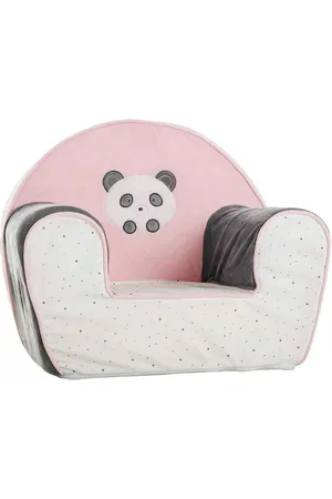 BigBuy Home Kindersessel Pandaknochen Hellrosa 44 x 34 x 53 cm