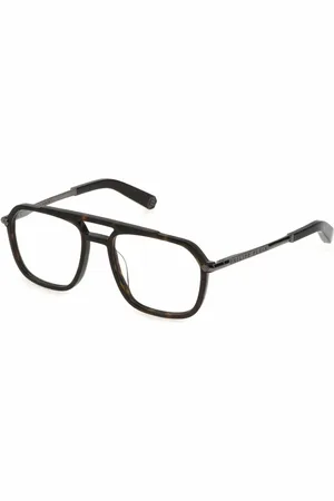 Philipp Plein Brillenfassung VPP018M-540722-21G Braun ø 54 mm