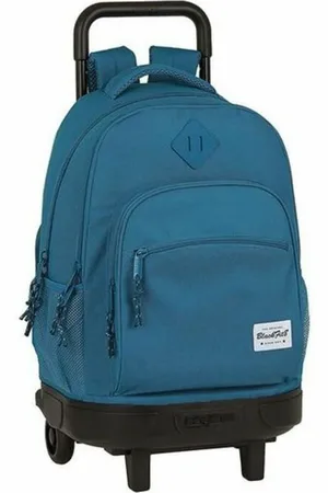 Blackfit8 Schulrucksack mit Rädern Compact Egeo Blau 33 X 45 X 22 cm