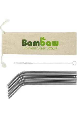 Bambaw Set Edelstahl Trinkhalme - 1 Set