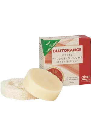Alva Blutorange Feste Pflegedusche Body & Hair - 60 g