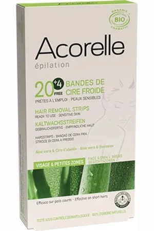 Acorelle Enthaarungsstreifen Gesicht - 20 Stk