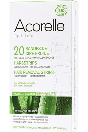 Acorelle Enthaarungsstreifen Achsel & Bikinizone - 20 Stk