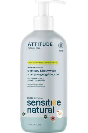 ATTITUDE Oatmeal Sensitive Baby 2in1 Hair & Body Wash - 473 ml