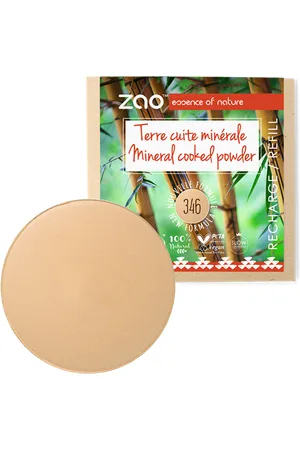 ZAO Refill Mineral Cooked Powder - 346 Light Beige