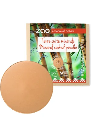 ZAO Refill Mineral Cooked Powder - 341 Copper Beige