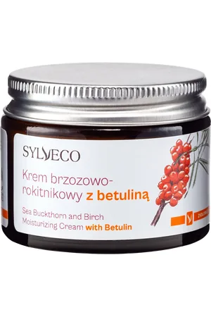 Sylveco Sea Buckthorn and Birch Moisturizing Cream with Betulin - 50 ml