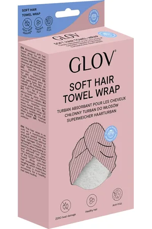 GLOV Soft Hair Wrap - Fluffy White