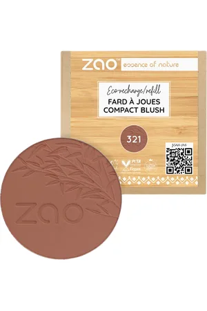 ZAO Refill Compact Blush - 321 Brown Orange