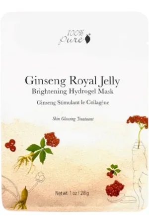 100% Pure Ginseng Royal Jelly Brightening Hydrogel Mask - 1 Stück