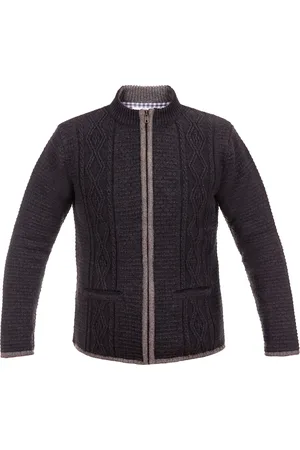 Edelnice Strickjacke Helmut dunkelgrau