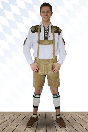 Edelnice Kurze Hose Ziegenvelour Wildbock