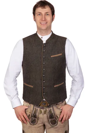 Edelnice Leinen Weste Friedrich