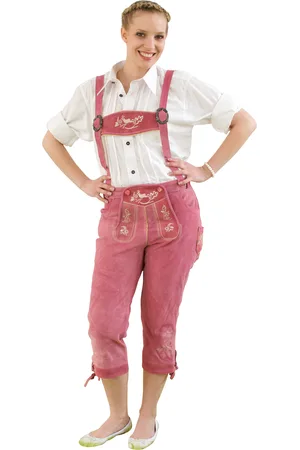 Edelnice Damen Trachtenlederhose Kniebundhose