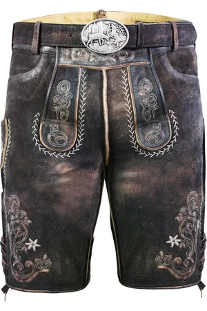 Edelnice Kurze Wildbock Lederhose Alex
