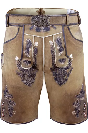 Edelnice Kurze Wildbock Lederhose Toni