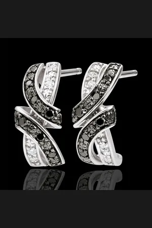 Edenly Ohrringe Dämmerschein - Rendez-vous - Schwarze und weiße Diamanten