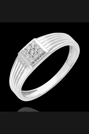 Edenly Ring Dämmerschein - Siegelring mit Pavé - 9 Karat und Diam