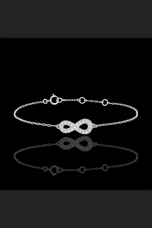 Edenly Armband Unendlichkeit - und Diamanten - 9 Karat