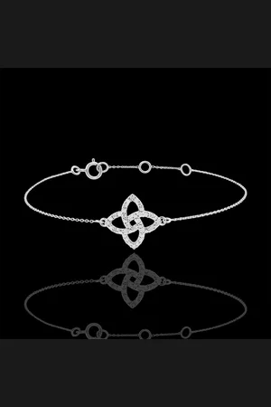 Edenly Armband Weissgold und Diamanten - Stern Prisma