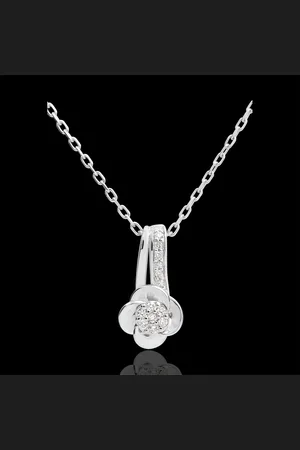 Edenly Collier Blüte - Rosenblüten - 0.05 Karat