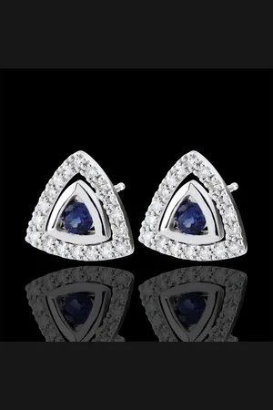 Edenly Ohrstecker Salma - Blauer Saphir