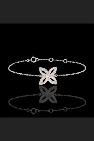 Edenly Armband Frische - Sommerlilie - Weißgold, Roségold