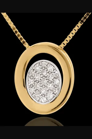 Edenly Diamant Collier Medaillon in - 19 Diamanten