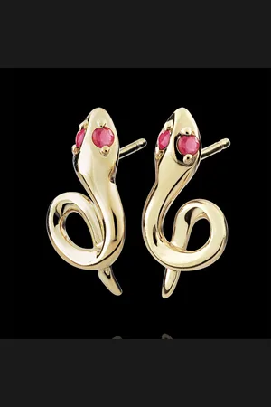 Edenly Ohrstecker Spaziergang der Sinne - Schmerzloses Gift - Rubin