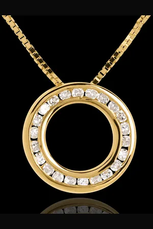 Edenly Diamantcollier Pendel in - 22 Diamanten
