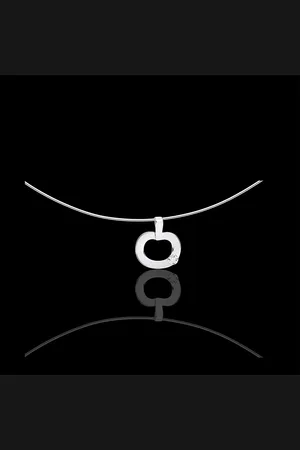 Edenly Anhänger Weissgold und Diamant - Diapple mini