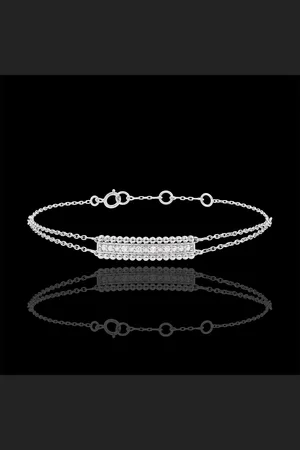 Edenly Armband Fleur de Sel - Zwei Ringe - - 18 Karat